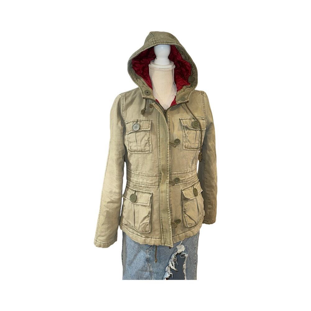 Vintage 90s Abercrombie & Fitch Hermie Field Jacket Medium Hong Kong